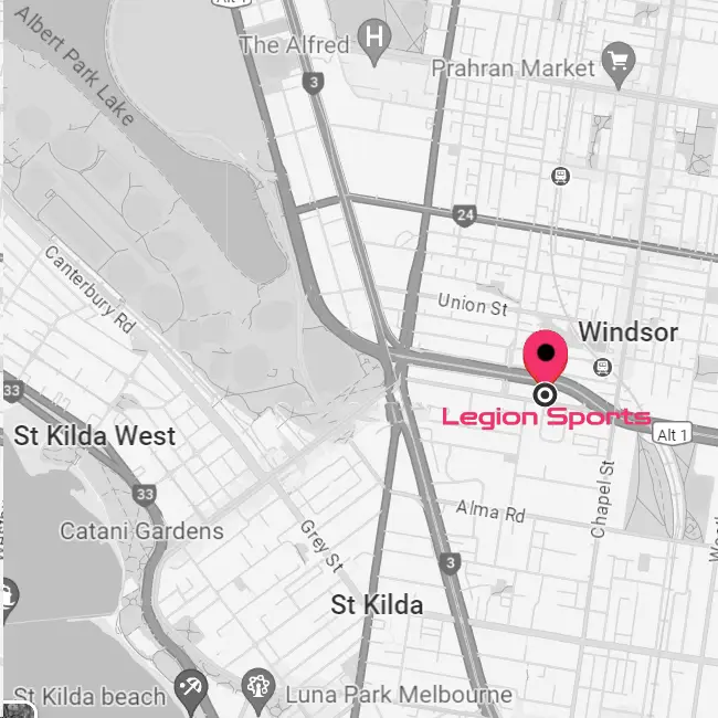 Legion sports camps australia office location map